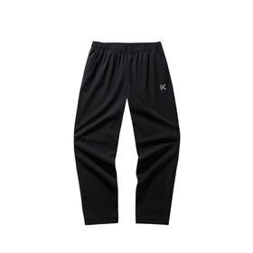 安踏KT加绒运动长裤男冬季新款篮球针织运动裤直筒裤子152441319N