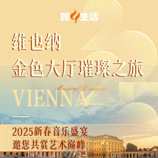 【维也纳金色大厅璀璨之旅】 2025新春音乐盛宴，邀您共赏艺术巅峰   如风生活特惠 商品图0