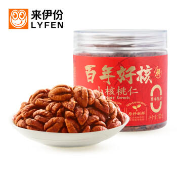 来伊份小核桃仁100g罐装25年新货 每日坚果临安山核桃干果炒货 商品图3
