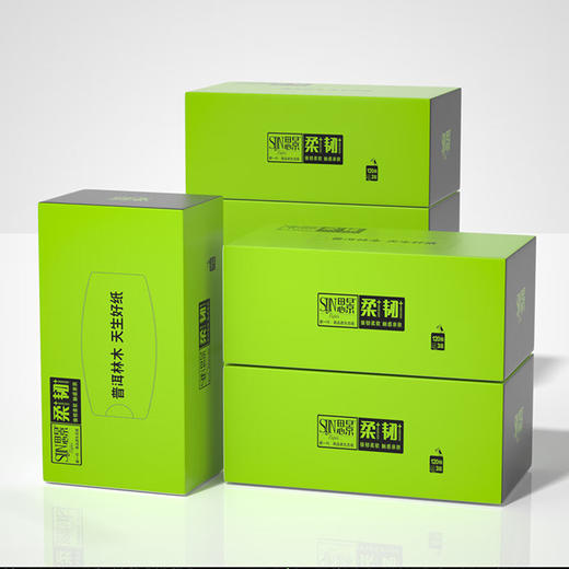 【自营】思景盒装抽纸3层120抽*3盒/提*20提 商品图0