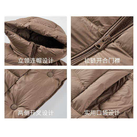 【棉羽】A型宽松中长羽绒服 1N4223712 商品图2