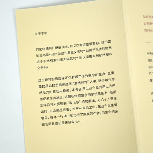 张念《阿伦特：政治的本原》 商品图2