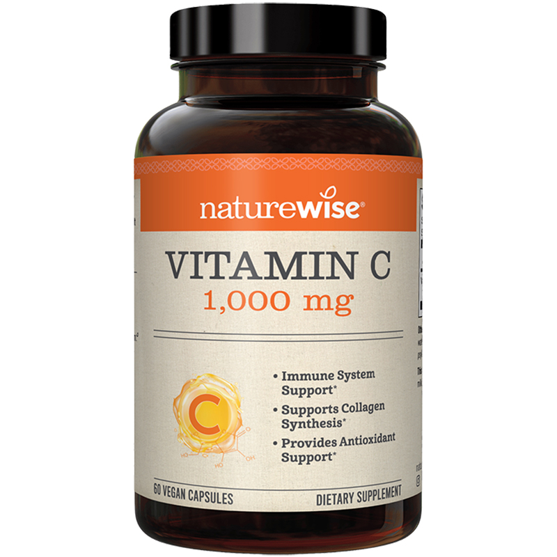 Naturewise牌维生素C1000mg胶囊60粒