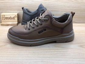 豪行秋冬新品时尚休闲真皮舒适简约男单鞋12351901