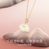 Fanci范琦×宫主【常乐如意锁项链】】和田玉s925银锁骨链女玉石国风轻奢小众饰品礼物 生日礼物送妈妈送女友 商品缩略图1