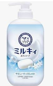 COW 牛乳石碱 milky沐浴露温 500ml 温和皂香 商品图0