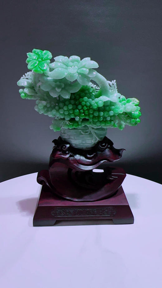 620697翡翠摆件【富贵满堂】 商品图5