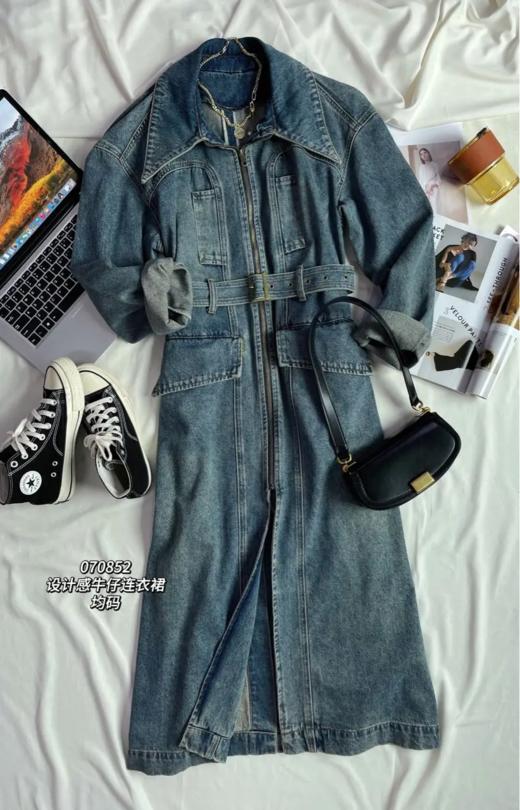 33GAZ070852#设计牛仔连衣裙 商品图0