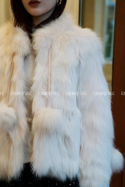 【门店同款】ENJOY冬季“福”贵发财小团皮草外套 160494425 商品图13