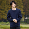 加绒保暖男式圆领卫衣秋冬纯棉加厚长袖打底衫纯棉内搭潮流套头衫 商品缩略图2