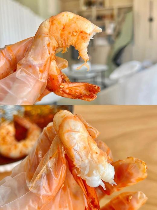 大黄鲜森熟冻盐田虾4盒装 商品图3