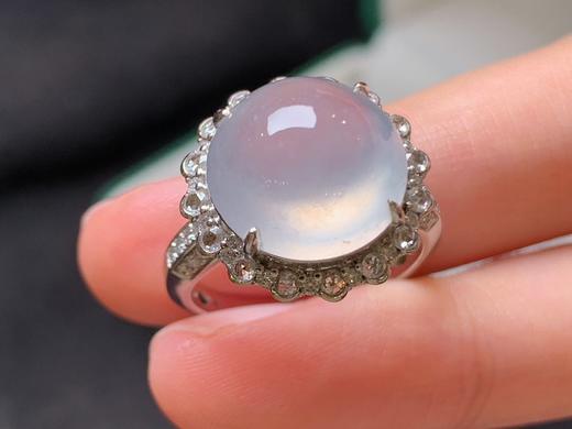 蛋面翡翠戒指 商品图0