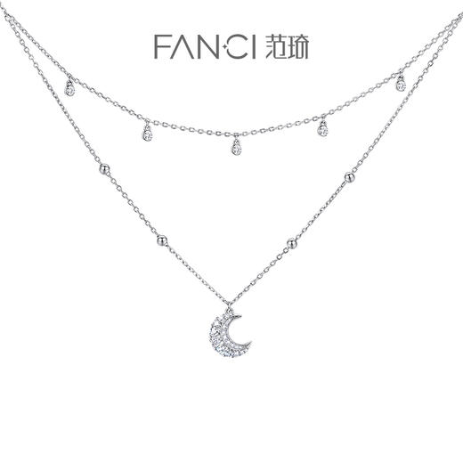 新品【心月之愿双层项链 】幻梦心月系列 商品图0