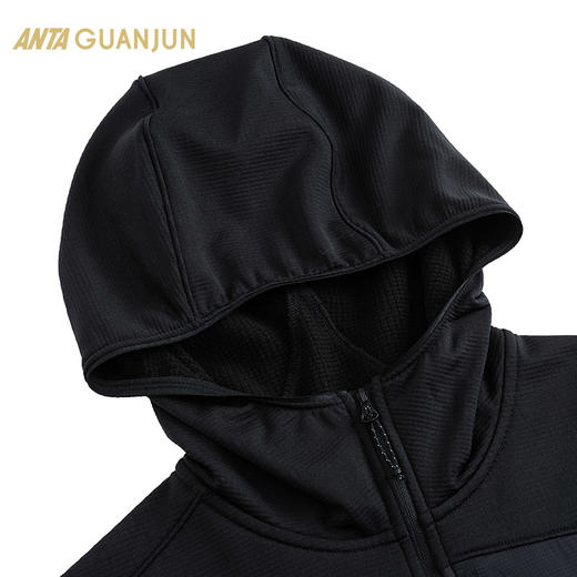 安踏冠军户外系列徒步加绒保暖女针织休闲运动上衣外套162510710 商品图2