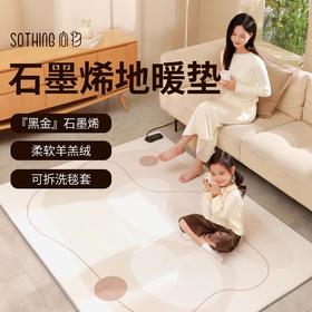 向物可拆洗石墨烯地暖垫加热地垫电热毯家用电地毯发热碳晶客厅