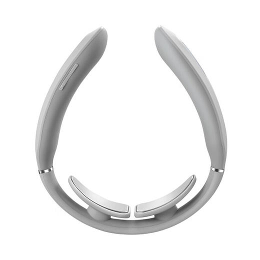 SKG 颈椎按摩器K3 颈部按摩仪富贵包热敷 电磁脉冲U型枕 浅灰色 商品图2