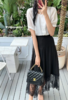 G08865#拼蕾丝边半裙 商品缩略图1