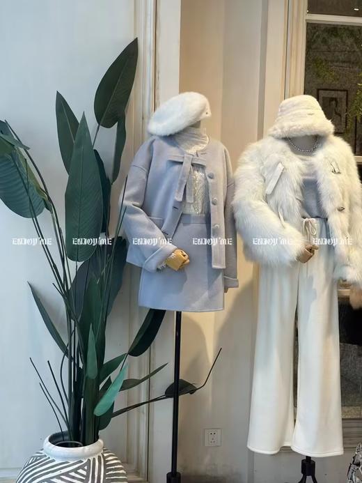 【门店同款】ENJOY冬季柔韧与共蝴蝶结半裙套装 160594160 商品图1