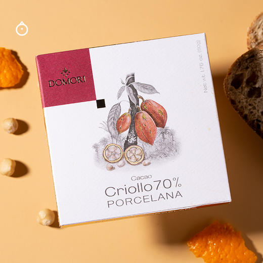 企鹅市集|意大利进口Domori单源黑巧克力50g 多产地70%黑巧克力 珍稀可可品种 香浓细腻 商品图1