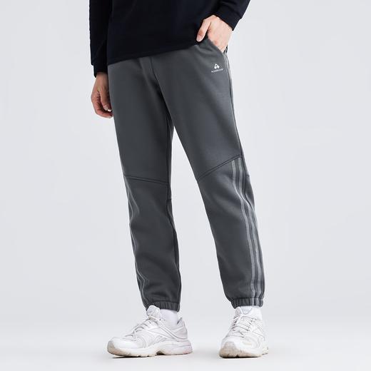 拓路者加绒加厚秋冬男式休闲长裤拼接束脚裤子青少年保暖运动裤 商品图8