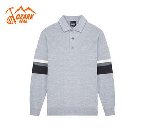 OZARK 奥索卡男款男羊毛混纺长袖318751