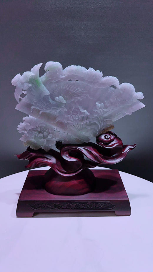 620694翡翠摆件【凤凰来仪 百鸟朝凤】 商品图4