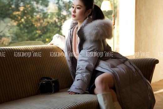 【门店同款】ENJOY冬季从“绒”冬日大毛领长款羽绒 159949761 商品图5