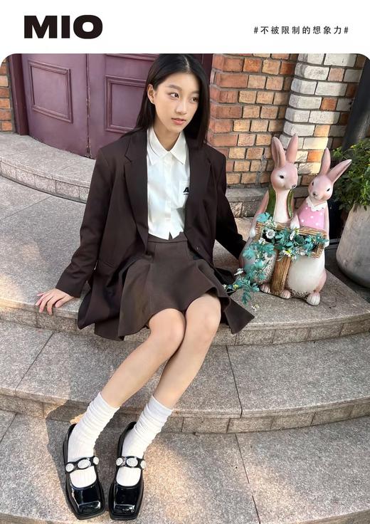 米奥MIO女鞋玛丽珍单鞋M251430146C01 商品图0