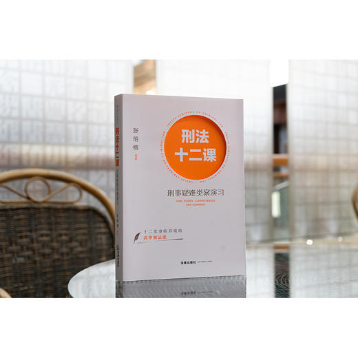 刑法十二课 张明楷编著 法律出版社 商品图1
