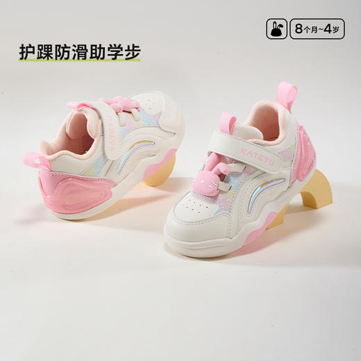 卡特兔儿童学步鞋2025春季新品婴幼儿宝宝鞋子软底防滑透气机能鞋 商品图1