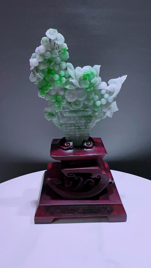 620698翡翠摆件【平安富贵】 商品图5