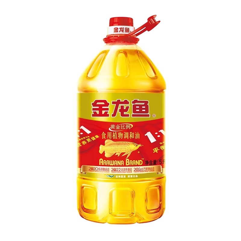 金龙鱼1:1植物调和油 