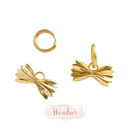 LHWINDSOR Fine Jewelry蝴蝶意面耳环 商品图0