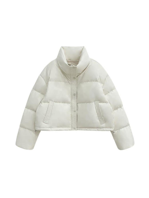 四色蛋白皮羽绒棉外套 商品图9