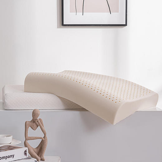 多喜爱美眠康泰源曲面款天然乳胶枕低枕/中枕 商品图3