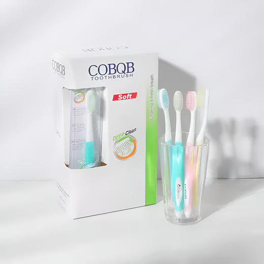 【超值12支装】COBQB软毛牙刷  独立装 家庭实惠装 商品图4