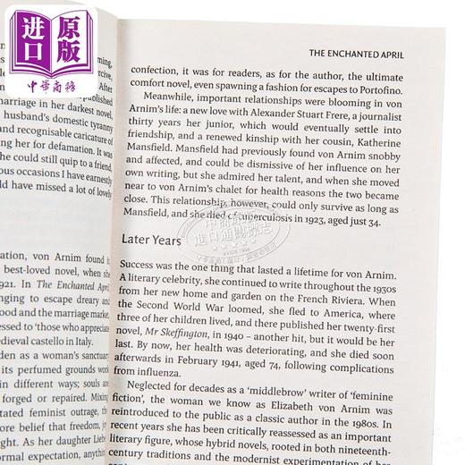 【中商原版】情迷四月天 柯林斯经典 英文原版 The Enchanted April  Collins Classics 伊丽莎白 冯 阿尼姆 商品图2