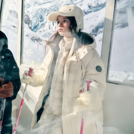 【极寒-15~-5℃】男女童科技防寒长款羽绒服外套冬季新款安奈儿童装EM445617 商品图5