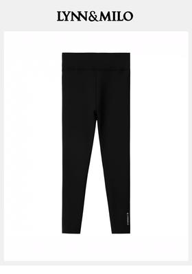 【春上新】8楼琳麦罗 LYNNMILO黑色中厚烫镭射字母芭比打底裤   吊牌价：338元  活动价：169元