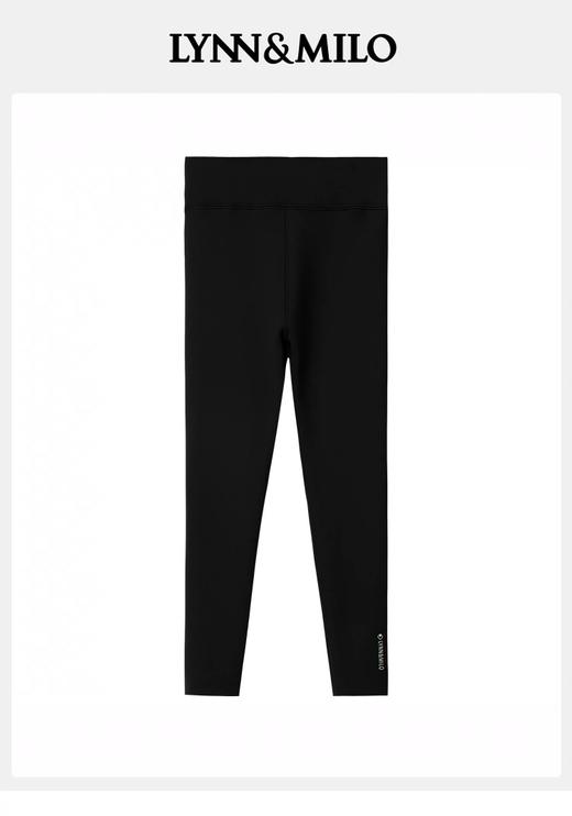 【春上新】8楼琳麦罗 LYNNMILO黑色中厚烫镭射字母芭比打底裤   吊牌价：338元  活动价：169元 商品图0