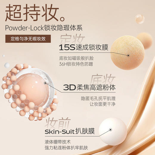 儒意沁透美肌持妆粉底液30ml  粉底液持久遮瑕不脱妆混油皮干皮保湿BB粉霜蹭不掉|儒意官方商城 商品图4