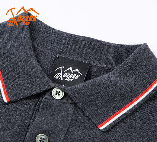 OZARK奥索卡男款羊毛混纺长袖 318750 商品图3