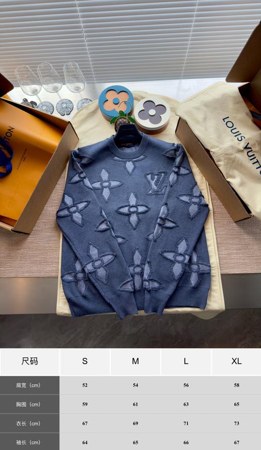 驴家 孔刘同款🔥爆款凹凸提花嵌花字母毛衣‼️（DY） 商品图2