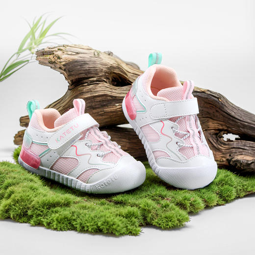 卡特兔宝宝学步鞋2025秋季新品网眼防滑透气婴儿机能鞋宝宝室内鞋 商品图0