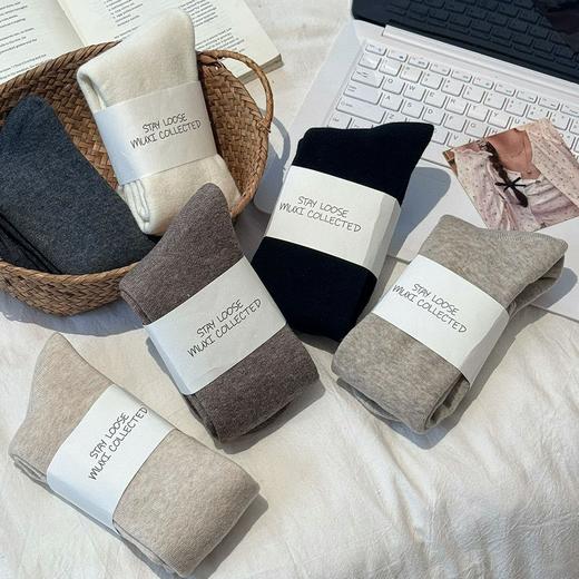 【超值2件装】西田の凉子 加厚羊绒瘦瘦袜2.0升级版 美拉德配色 抗寒保暖 6色可选 商品图8