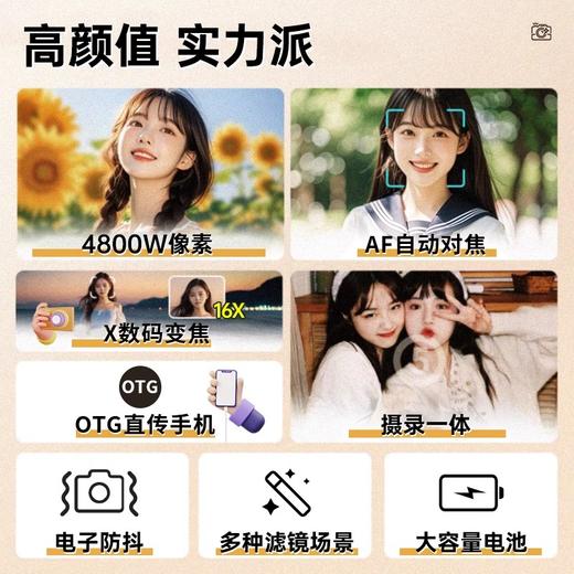 kgke学生党CCD数码相机 商品图4