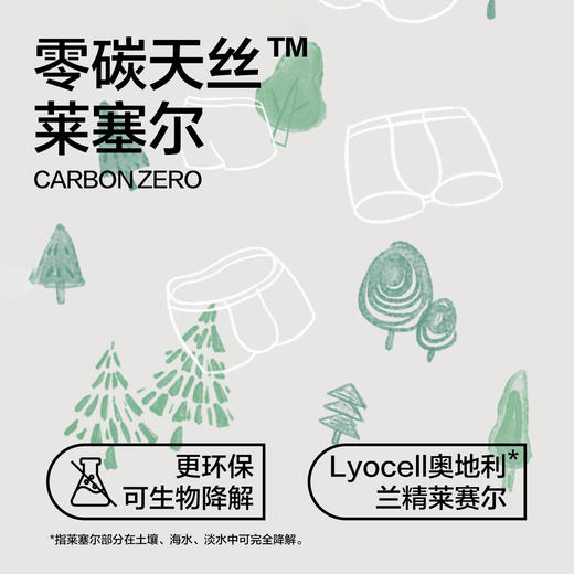 【3条装】【有棵树】【7A抑菌+天丝莱赛尔】【110-160】男童3条装平角内裤 商品图3