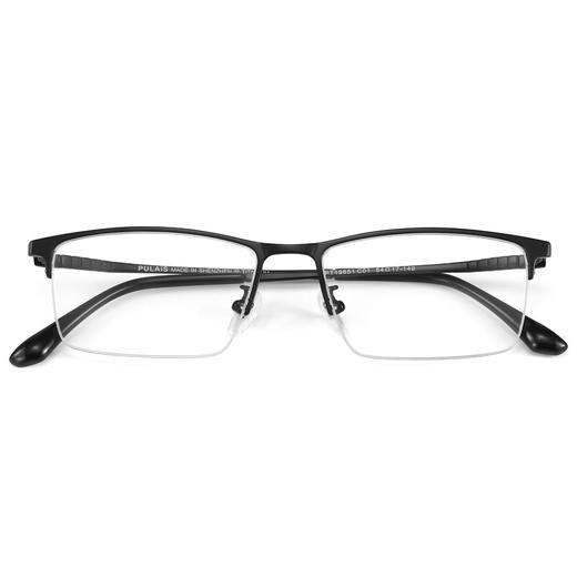普莱斯光学镜框PT19651 商务经典 超轻钛架 经典半框 双色可选 商品图0