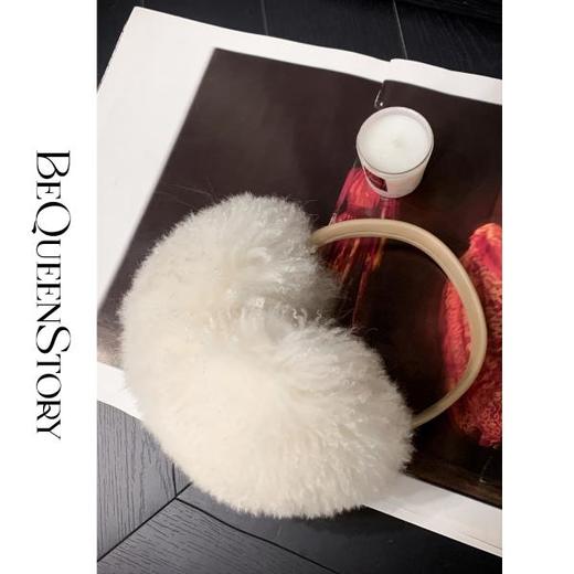 【七夕福利，不退不换】 保暖甜美冬季百搭山羊毛耳罩 商品图4