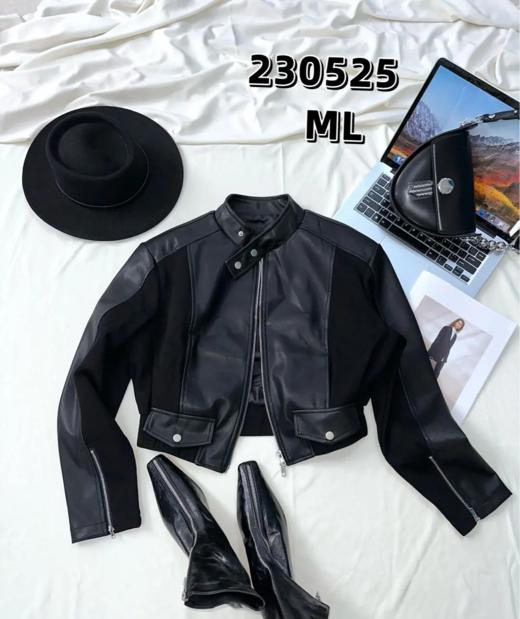 33BAG230525#相拼立领外套 商品图0